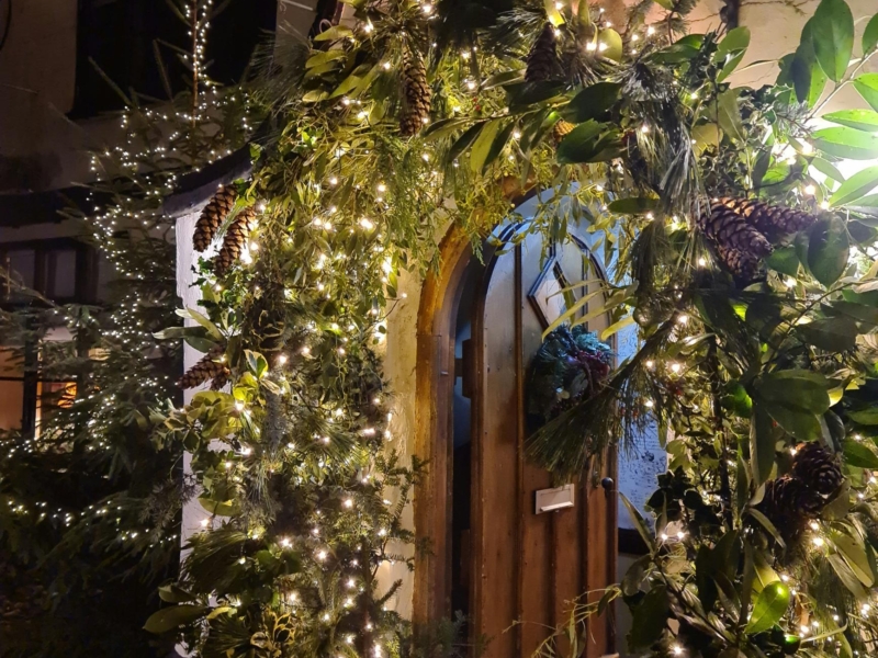 Sergeant festive front door